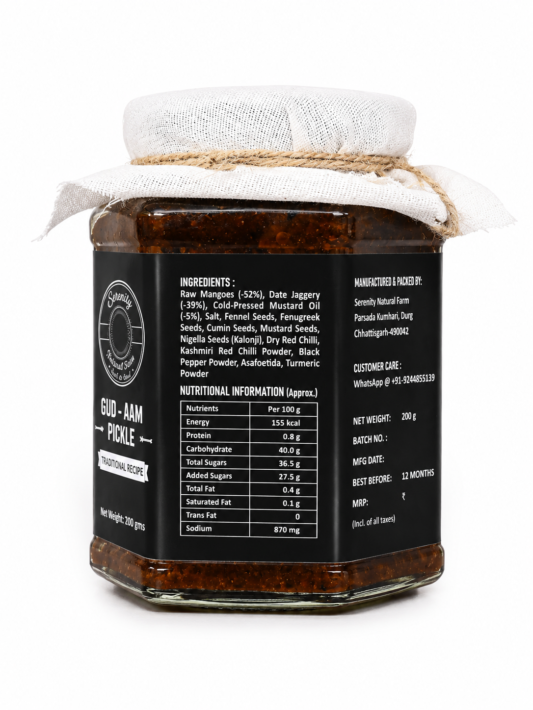 Cut Gud-Aam Pickle